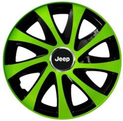 AutoHelix MSA Set 4 capace roti extra drift green R15 Compatibil Cu Jeep (6353)