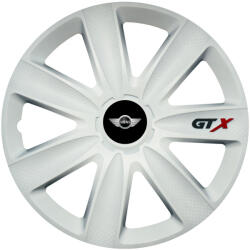 AutoHelix MSA Set 4 Capace Roti GTX Alb R16, Compatibil Cu Mini (GTXA28)