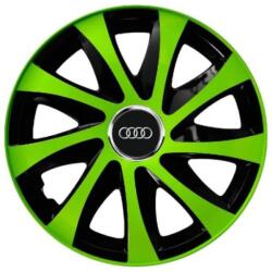 AutoHelix MSA Set 4 capace roti Extra drift green R15 Compatibil Cu Audi (6324)