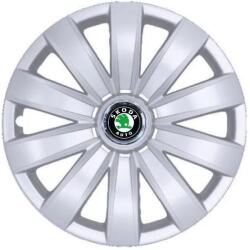AutoHelix MSA Set 4 Capace Roti R16, Potrivite Jantelor de 16 inch, Pentru Skoda, Model 421 (12507)