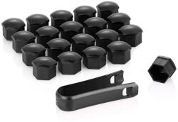 AutoHelix MSA Set 20 capace prezoane. pe 19 mm plus cheie de scos capacele. negre (S2CP19PCSC)