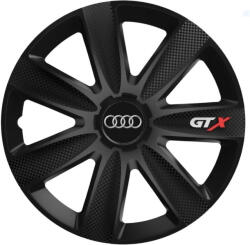 AutoHelix MSA Set 4 capace Roti Gtx Carbon Negru R17, Pentru Audi (GTX34)