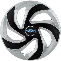 AutoHelix MSA Set 4 capace roti Rex Gri-Negru R15 Compatibil Cu Ford (3011)