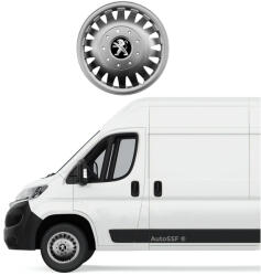 Autohelix Msa Set 4 capace roti 16 inchi (R16) bombate compatibile Peugeot BOXER, model 410 (001832)