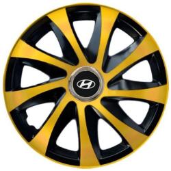 AutoHelix MSA Set 4 capace roti Drift extra gold R14 Compatibil Cu Hyundai (5153)