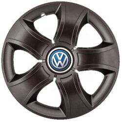 AutoHelix MSA Set 4 Capace Roti 14 inchi (R14) Bis Negru, Compatibile Cu VW (3441)