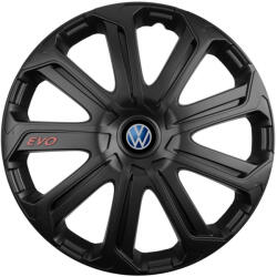 AutoHelix MSA Set 4 Capace Roti Evo Negru R14, Pentru Volkswagen (EVON88)