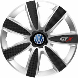 AutoHelix MSA Set 4 Capace Roti GTX Carbon Gri-Negru R16, Pentru Volkswagen (GTXM115)