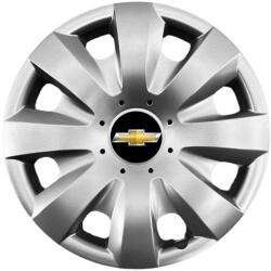 AutoHelix MSA Set 4 capace roti potrivite jantelor de 15 inchi (R15) compatibile gama Chevrolet, model - 321 (321Chevrolet)