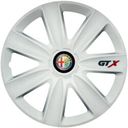 AutoHelix MSA Set 4 Capace Roti GTX Alb R16, Compatibil Cu Alfa Romeo (GTXA2)
