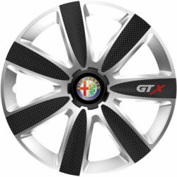 AutoHelix MSA Set 4 Capace Roti GTX Carbon Gri-Negru R14, Pentru Alfa Romeo (GTXM1)