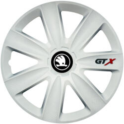 AutoHelix MSA Set 4 Capace Roti GTX Alb R16, Compatibil Cu Skoda nou (GTXA48)