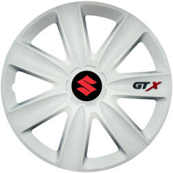 AutoHelix MSA Set 4 Capace Roti GTX Alb R15, Compatibil Cu Suzuki (GTXA51)