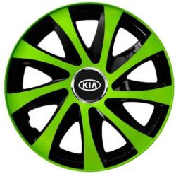 AutoHelix MSA Set 4 capace roti extra drift green R15 Compatibil Cu Kia (6356)
