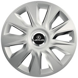 AutoHelix MSA Set 4 capace roti Cu Inel Cromat Stratos R16 Compatibil Cu Lexus (8134)