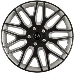 AutoHelix MSA Set 4 Capace Roti 15 inchi (R15) Dakar Negru-Gri, Compatibile Cu Mazda (DKNG34)