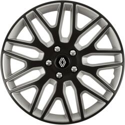 Autohelix MSA Set 4 Capace Roti 16 inchi (R16) Dakar Negru-Gri, Compatibile Cu Renault Nou (DKNG59)