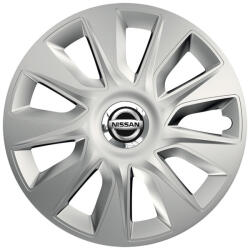 AutoHelix MSA Set 4 capace roti Cu Inel Cromat Stratos R16 Compatibil Cu Nissan (8152)