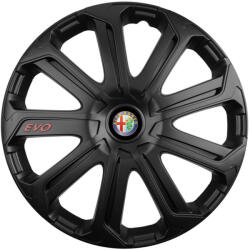 AutoHelix MSA Set 4 Capace Roti Evo Negru R14, Pentru Alfa Romeo (EVON4)