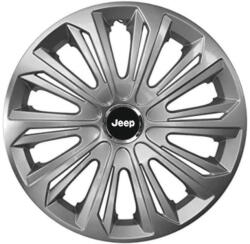 AutoHelix MSA Set 4 capace roti Strong silver varnished R15 Compatibil Cu Jeep (9086)