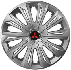 AutoHelix MSA Set 4 capace roti Strong silver varnished R14 Compatibil Cu Mitsubishi (9105)