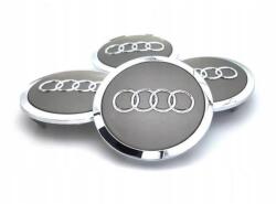 AUTOHELIX MSA Set 4 capace jante aliaj Audi 61mm, Gri Chrome (maf1162)