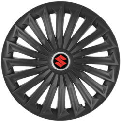 AutoHelix MSA Set 4 capace roti Joy Negru R17 pentru gama auto Suzuki (5389.1)