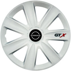 AutoHelix MSA Set 4 Capace Roti GTX Alb R16, Compatibil Cu Nissan Nou (GTXA34)