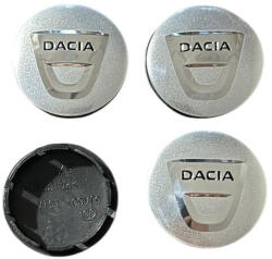 Autohelix Msa Set 4 capace roti 56mm Dacia argintii compatibil/inlocuitor janta aliaj (maf1780)