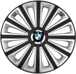 AutoHelix MSA Set 4 capace roti R15 Compatibil Cu BMW Trend Silver-Black (10985)