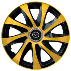 AutoHelix MSA Set 4 capace roti Drift extra gold R14 Compatibil Cu Mazda (5168)
