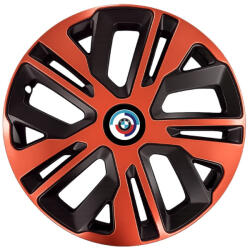 AutoHelix Set 4 Capace Roti 16 inch (R16), Raven Cupru-Negru Compatibil Cu BMW Aniversar (cup3.3)