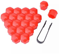 FVA Capace prezoane, pe 17 mm inclusiv cheie de scos capacele, set 20buc rosii (CP17ICSC20R-1465)