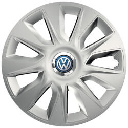 AutoHelix MSA Set 4 capace roti Cu Inel Cromat Stratos R16 Compatibil Cu Volkswagen (8188)
