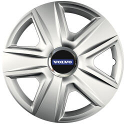 AutoHelix MSA Set 4 capace roti Cu Inel Cromat Esprit R16 Compatibil Cu Volvo (7993)
