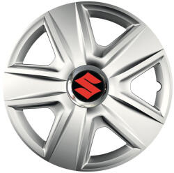 AutoHelix MSA Set 4 capace roti Cu Inel Cromat Esprit R16 Compatibil Cu Suzuki (7983)