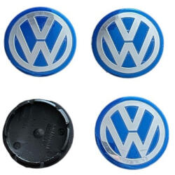 Autohelix Msa Set 4 capace Jante Aliaj Volkswagen 56mm Albastru/Argintiu (maf1023)