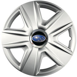 AutoHelix MSA Set 4 capace roti Cu Inel Cromat Esprit R14 Compatibil Cu Subaru (7978)