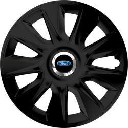 Autohelix MSA Set 4 Capace Roti 17 inchi (R17) Stratos Negru, Compatibile Cu Ford (STRN10)