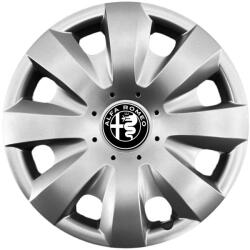 Autohelix Msa Set 4 capace roti potrivite jantelor de 15 inchi (R15) compatibile gama Alfa Romeo, model - 321 (321Alfaromeo)