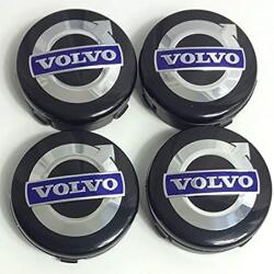 Autohelix Msa Set 4 Capace Jante aliaj Volvo 64mm pentru V40 V60 V90 S60 S40 V70 XC70 XC60 XC90 (VLV64)