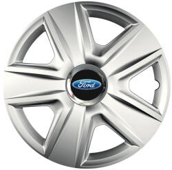 AutoHelix MSA Set 4 capace roti Cu Inel Cromat Esprit R16 Compatibil Cu Ford (7658)