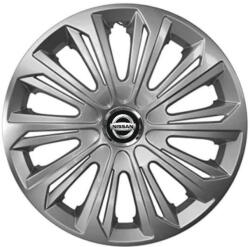 AutoHelix MSA Set 4 capace roti Strong silver varnished R15 Compatibil Cu Nissan (9109)