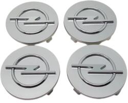 AutoHelix MSA Set 4 capace roti 64mm Argintii/Gri, Opel Insignia/Astra/Vectra/Corsa, Pentru Jante Aliaj (OPL64MM)