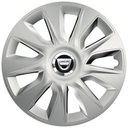 AutoHelix MSA Set 4 capace roti Cu Inel Cromat Stratos R16 Compatibil Cu Dacia (8110)