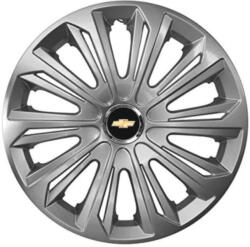 AutoHelix MSA Set 4 capace roti Strong silver varnished R15 Compatibil Cu Chevrolet (9064)