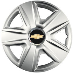 AutoHelix MSA Set 4 capace roti Cu Inel Cromat Esprit R16 Compatibil Cu Chevrolet (7643)