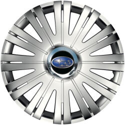 AutoHelix MSA Set 4 capace roti Cu Inel Cromat Active R16 Compatibil Cu Subaru (7517)