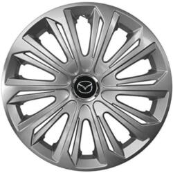 AutoHelix MSA Set 4 capace roti Strong silver varnished R14 Compatibil Cu Mazda (9096)