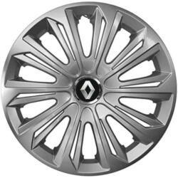 AutoHelix MSA Set 4 capace roti Strong silver varnished R14 Compatibil Cu Renault (9123)